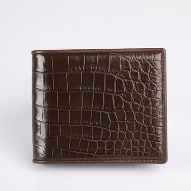 New Fashion Business Men Alligator Wallets Crocodile Genuine Leather Short Organizer Wallet Boy Brand Luxury Card Holder Purse