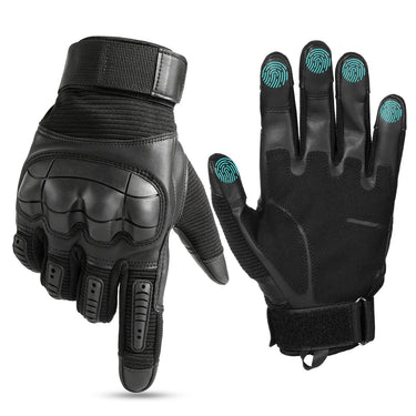 Tactical Gloves Touch Screen PU Leather Outdoor Cycling Sport Hiking Camping Hunting Shooting Bicycle Motorcycle Protective Gear