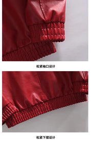 Men's 2026 Spring/Summer Men's Leather Jacket Coat New Trend Brand Motorcycle Suit High-Quality PU Coat Asian Sizes