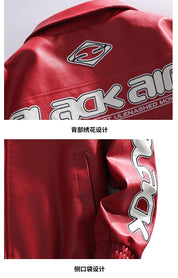 Men's 2026 Spring/Summer Men's Leather Jacket Coat New Trend Brand Motorcycle Suit High-Quality PU Coat Asian Sizes