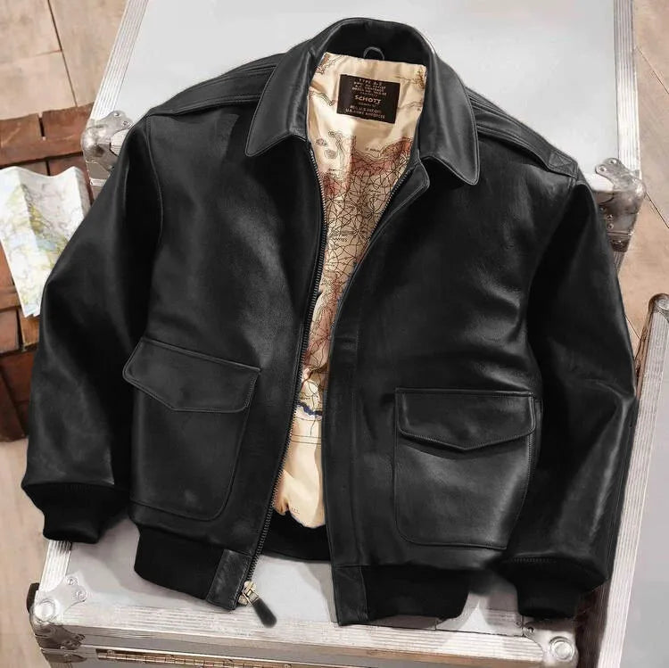 American Style Vintage Jacket Men Women Loose Fit Faux Leather Vintage Motorcycle Jacket Solid Color High-end Feel Leather Coats