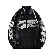 Men's 2026 Spring/Summer Men's Leather Jacket Coat New Trend Brand Motorcycle Suit High-Quality PU Coat Asian Sizes